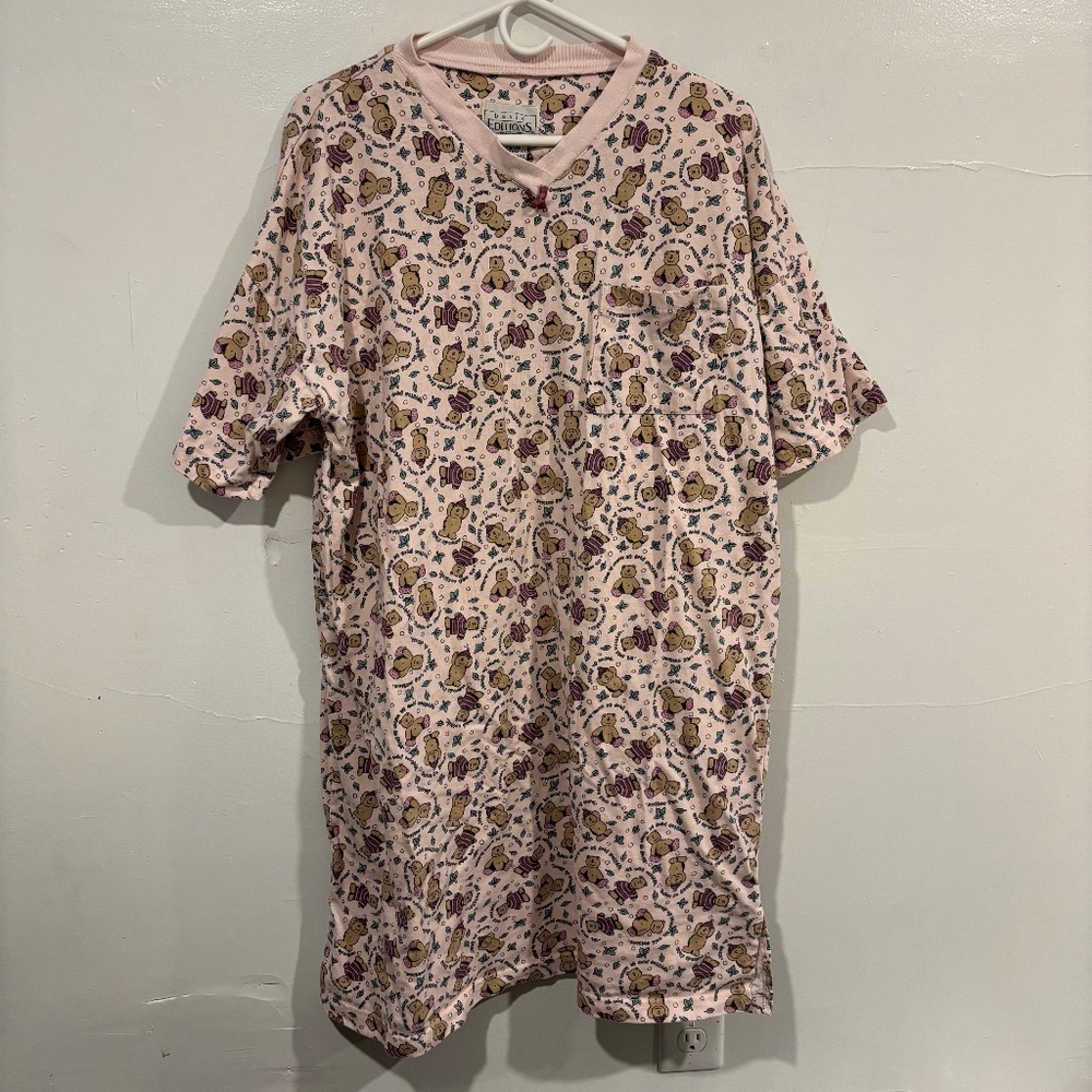 Vintage Basic editions teddy bear night gown